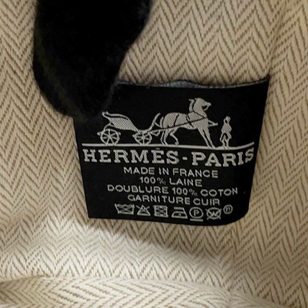 エルメス ポーチ ブリッド・ア・ブラックPM Hナッテ トメット/シルバー金具 キャンバス HERMES