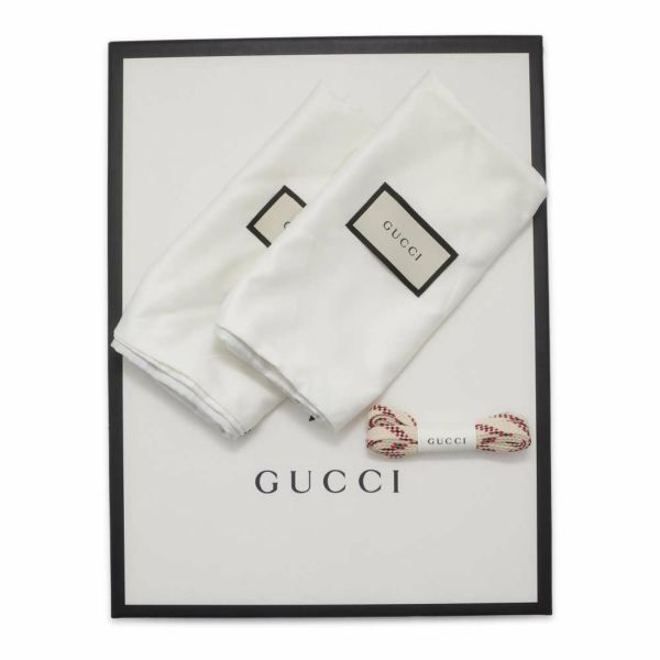 グッチ スニーカー レザー メンズサイズ10 576048 GUCCI 靴 黒