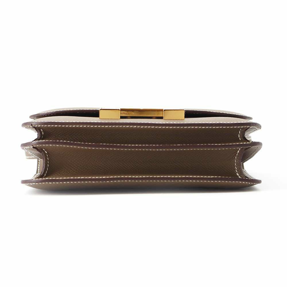 エルメス ミニ コンスタンス3 ミロワール エトゥープ/ゴールド金具 ヴォーエプソン B刻印