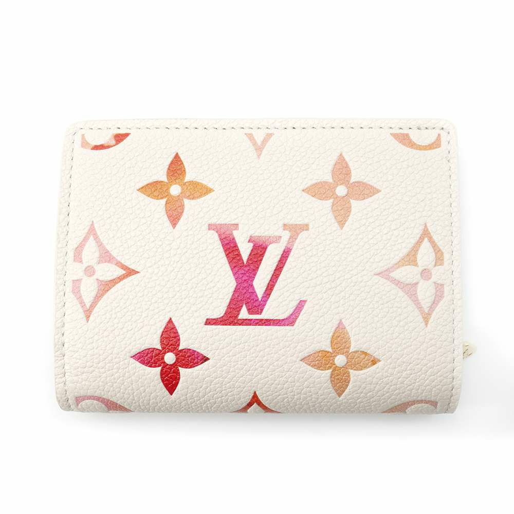 ルイヴィトン 二つ折り財布 モノグラム・アンプラント ポルトフォイユ・クレア M83481 LOUIS VUITTON