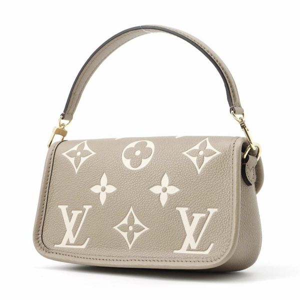 ルイヴィトン ハンドバッグ モノグラム・アンプラント ナノ・ディアヌ M83300 LOUIS VUITTON バイカラー