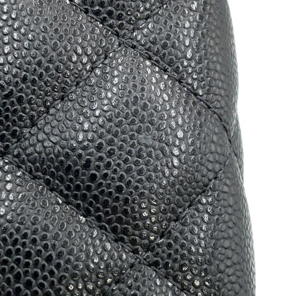 シャネル チェーンショルダーバッグ マトラッセ ココマーク タイムレスクラシックライン チェーンクラッチ キャビアスキン AP4423 黒