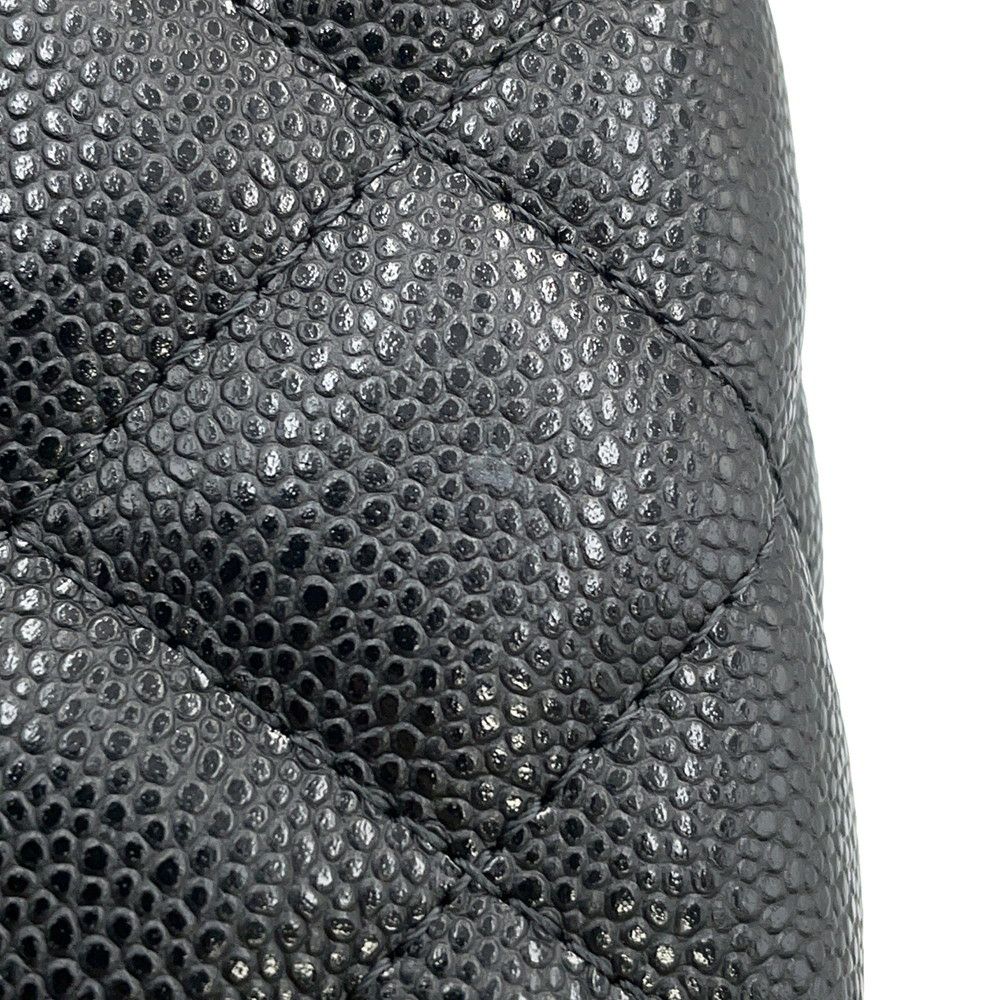 シャネル チェーンショルダーバッグ マトラッセ ココマーク タイムレスクラシックライン チェーンクラッチ キャビアスキン AP4423 黒