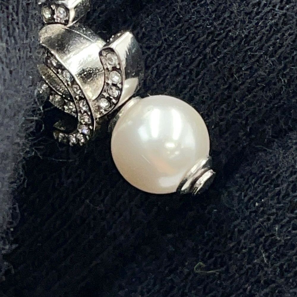 シャネル イヤリング ココマーク スター フェイクパール ラインストーン B20P AB3520 CHANEL アクセサリー