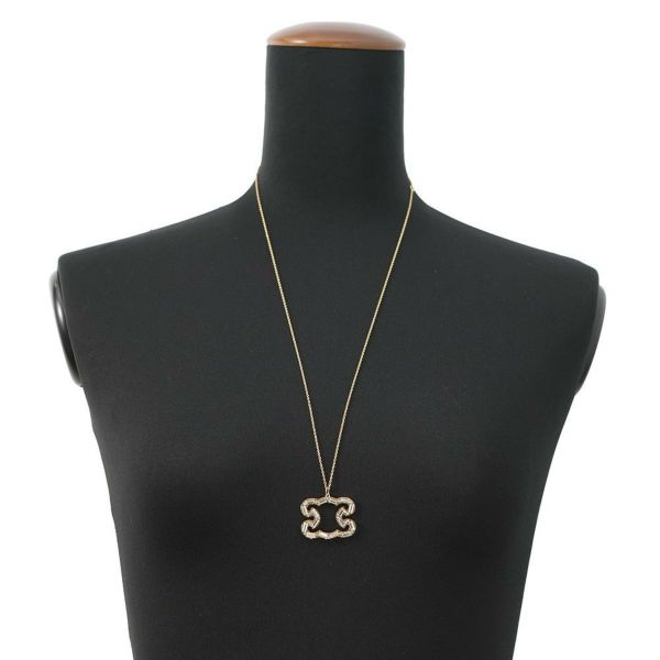 セリーヌ ネックレス トリオンフ スパークル ラインストーン 461FO6BRS CELINE アクセサリー