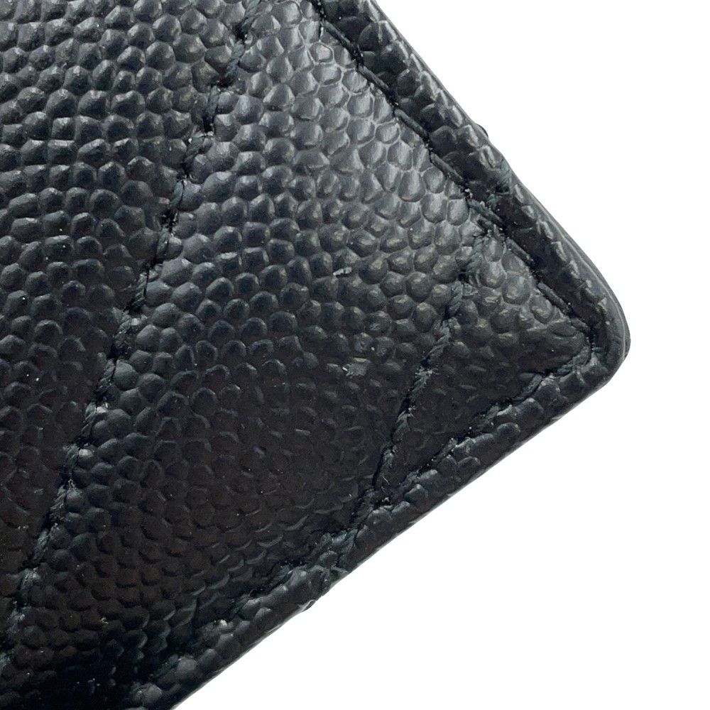 サンローランパリ カードケース モノグラム キルティング カーフレザー 423291 SAINT LAURENT PARIS 黒