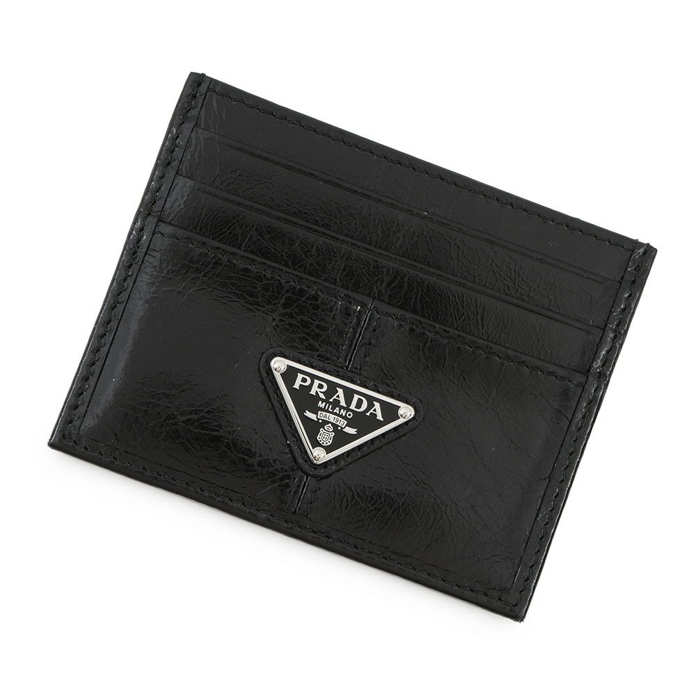 プラダ カードケース ソフトルックスレザー 2MC025 PRADA 財布 黒