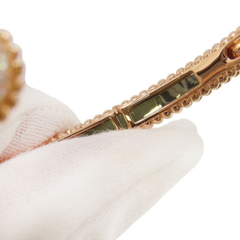 ヴァンクリーフ&アーペル ブレスレット ペルレ クルール ミディアム カーネリアン ダイヤ 43P 0.73ct K18PG サイズM VCARP27400