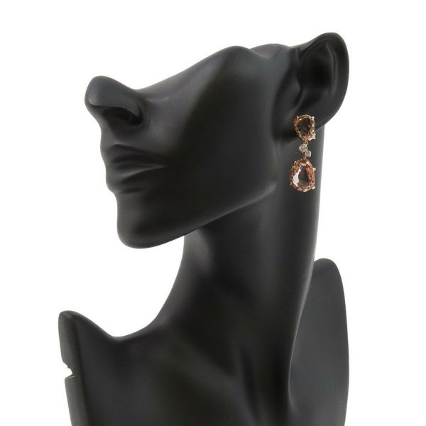 ポメラート ピアス バイア イヤリング モルガナイト ダイヤモンド 4P K18PGピンクゴールド POB0021_O7000_DB0MG