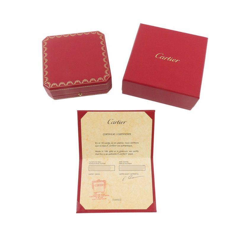 カルティエ ネックレス ジュスト アン クル ペンダント ダイヤモンド 36P 計0.38ct K18PGピンクゴールド B7224893 Cartier ジュエリー