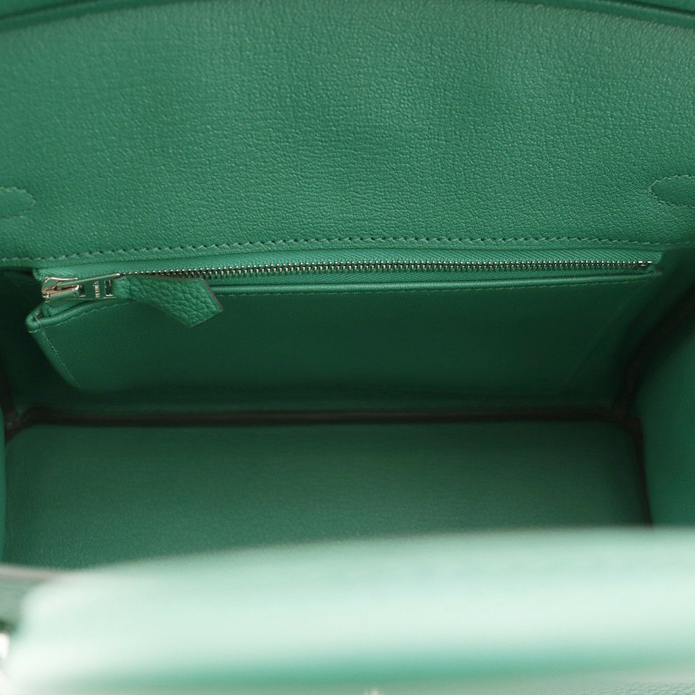 エルメス バーキン25 ヴェールヴェルティゴ/シルバー金具 トゴ K刻印 HERMES Birkin ハンドバッグ