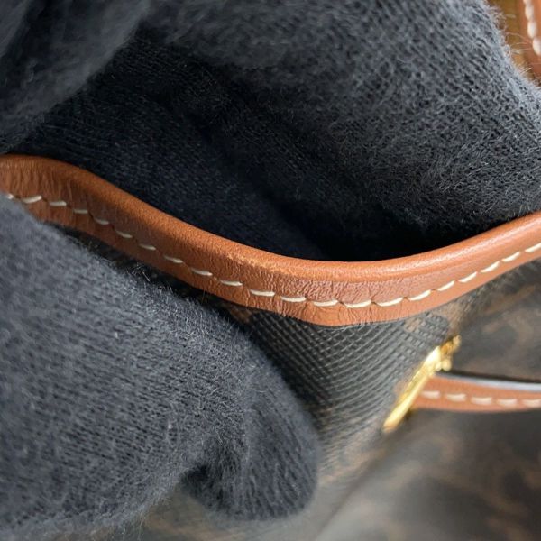 セリーヌ ショルダーバッグ トリオンフ スモール ドローストリングバッグ 191142 CELINE ブラウン