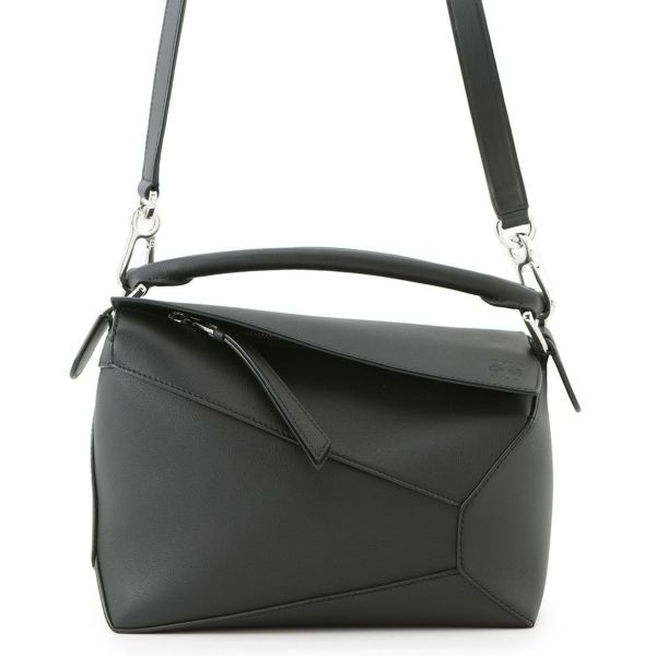 ロエベ ハンドバッグ パズルエッジ スモール クラシックカーフレザー A510P60X41 LOEWE 2way 黒