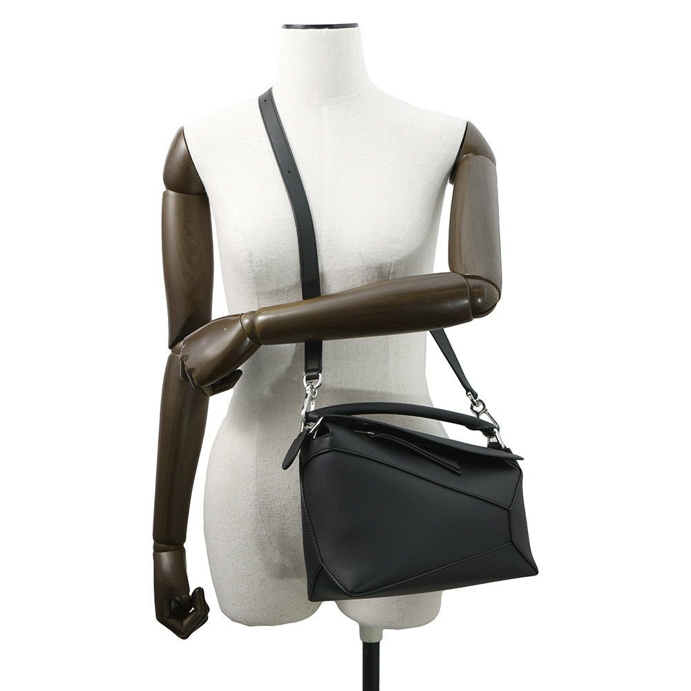 ロエベ ハンドバッグ パズルエッジ スモール クラシックカーフレザー A510P60X41 LOEWE 2way 黒
