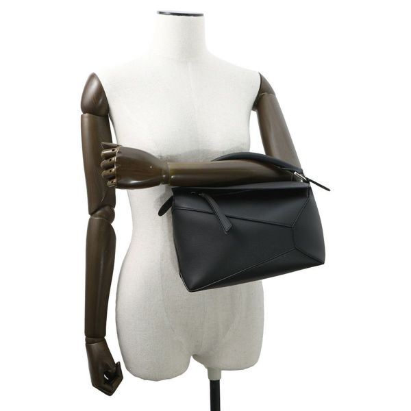 ロエベ ハンドバッグ パズルエッジ スモール クラシックカーフレザー A510P60X41 LOEWE 2way 黒