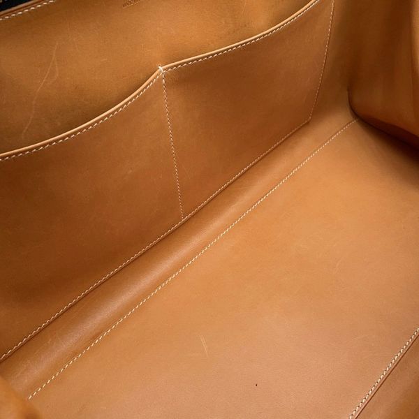 エルメス ハンドバッグ パリボンベイ ブラック/シルバー金具 アルデンヌ □J刻印 黒