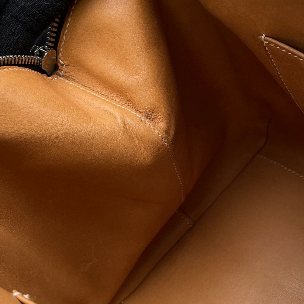 エルメス ハンドバッグ パリボンベイ ブラック/シルバー金具 アルデンヌ □J刻印 黒