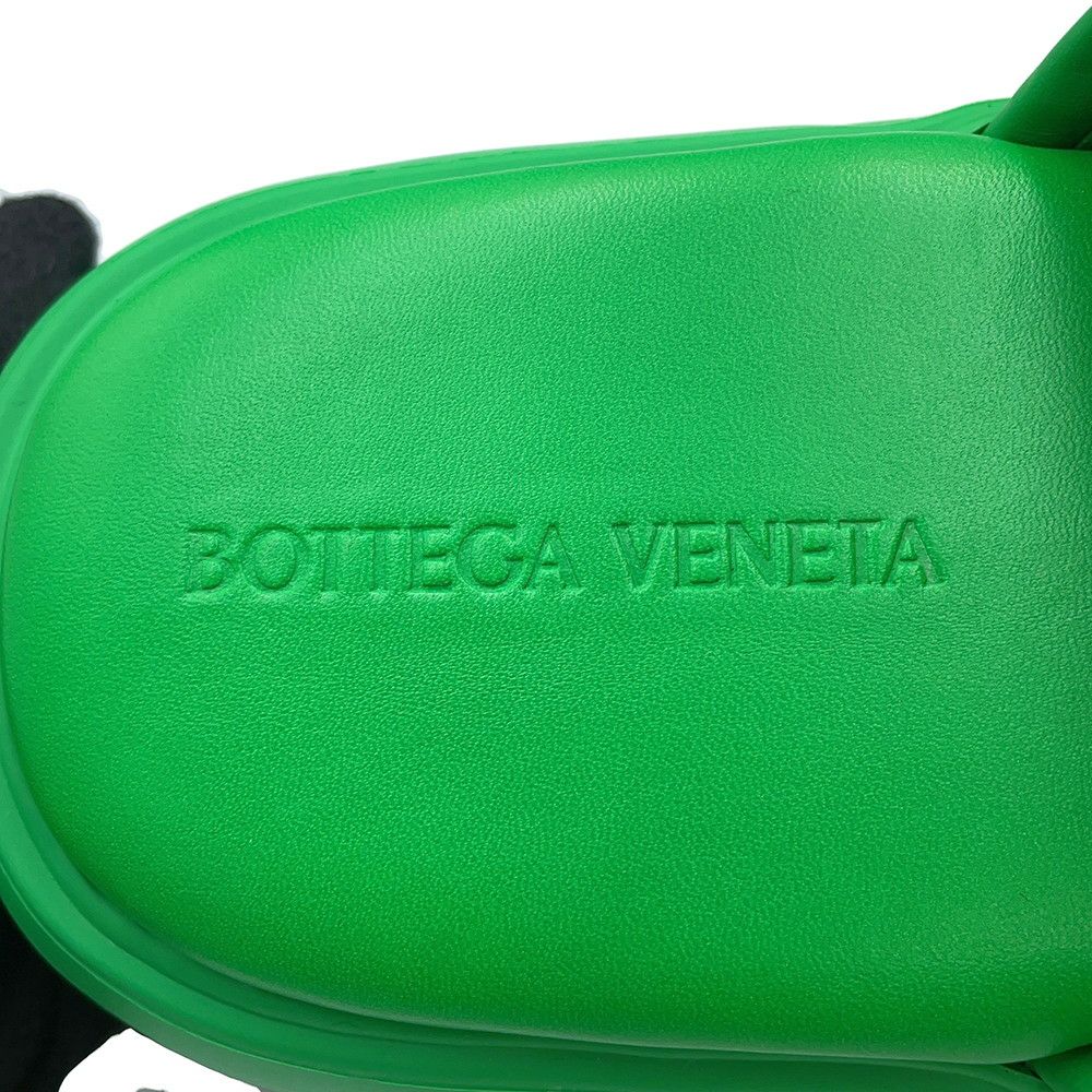 ボッテガヴェネタ サンダル Flash ダブルベルト ラバー メンズサイズ45 690034 BOTTEGA VENETA 靴 グリーン