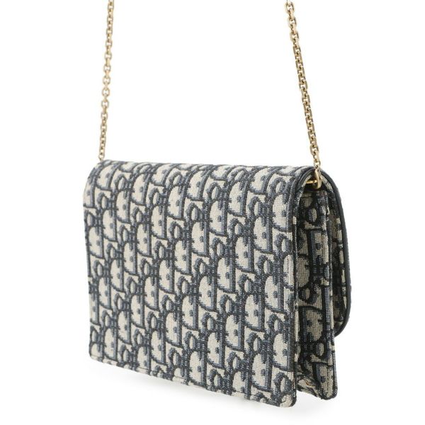 クリスチャン・ディオール チェーンショルダーバッグ オブリーク サドルポーチ Christian Dior チェーンウォレット トロッター