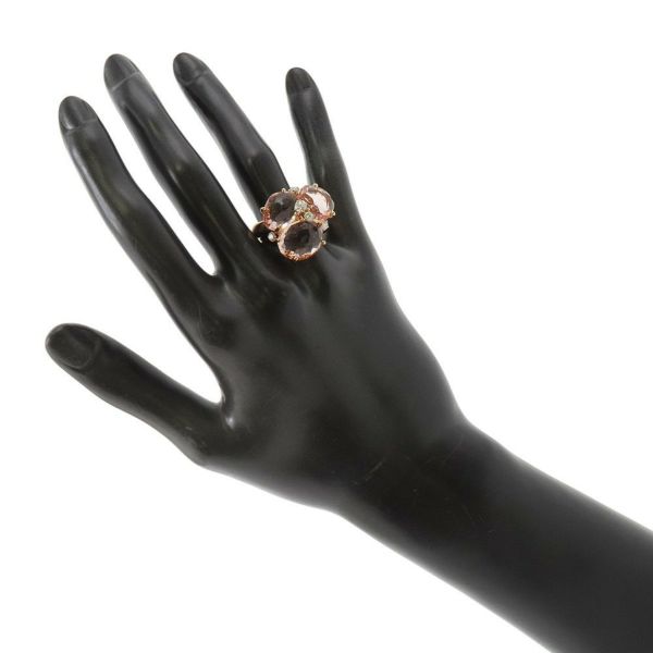 ポメラート リング バイア リング モルガナイト ダイヤモンド 5P K18PGピンクゴールド サイズ53 PAB0021_O7000_DB0MG 指輪