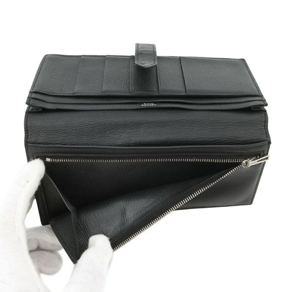 エルメス べアンスフレT刻印ブラック 黒シルバー金具Hermes 財布 長財布 HERMES エルメス 長財布 ベアンスフレ 黒 (ブラック) ヴォー