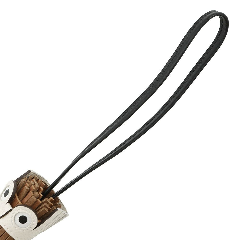 エルメス バッグチャーム シュエット ゴールド/ナタ/ブラック/パンドエピス/ホワイト ラムスキン/エプソン/スイフト W刻印 フクロウ