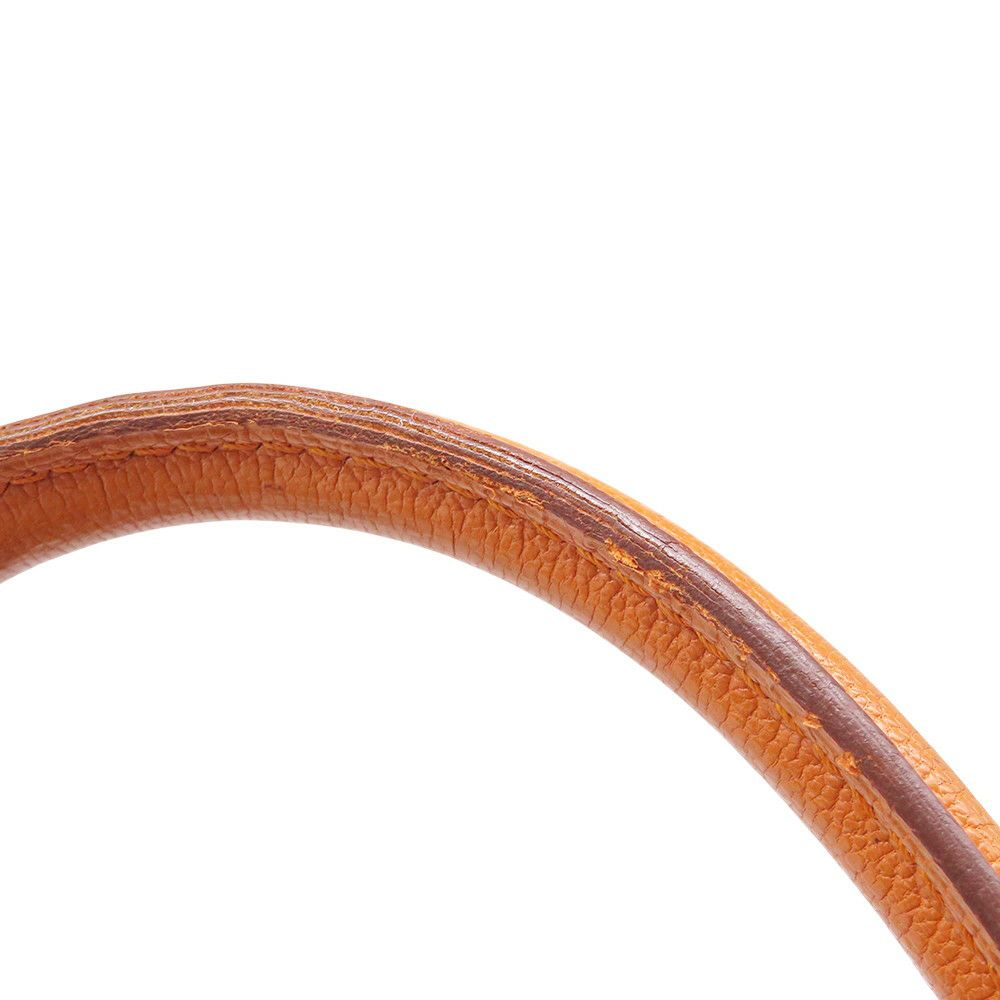 エルメス バーキン30 オレンジ/シルバー金具 シェブルミゾル □H刻印 HERMES Birkin ハンドバッグ