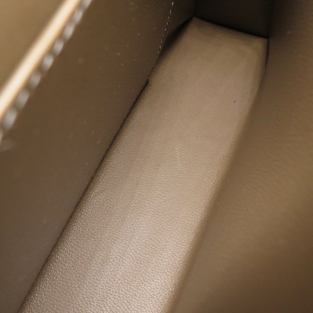 エルメス クラッチバッグ ケリーエラン エトゥープ/シルバー金具 エプソン K刻印 2wayショルダー 黒