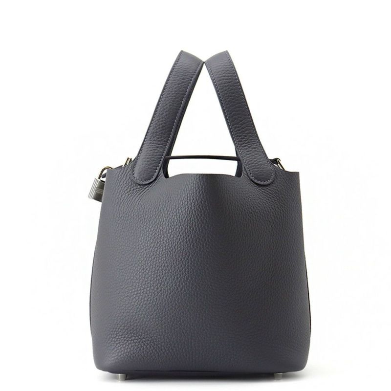 エルメス ハンドバッグ ピコタンロックPM アルドワーズ/シルバー金具 トリヨンクレマンス K刻印 HERMES トートバッグ