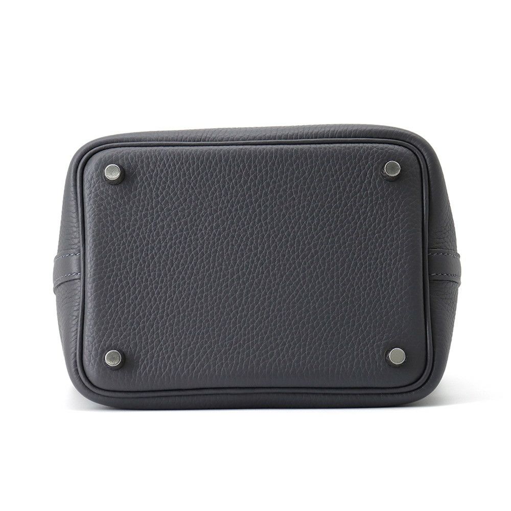 エルメス ハンドバッグ ピコタンロックPM アルドワーズ/シルバー金具 トリヨンクレマンス K刻印 HERMES トートバッグ