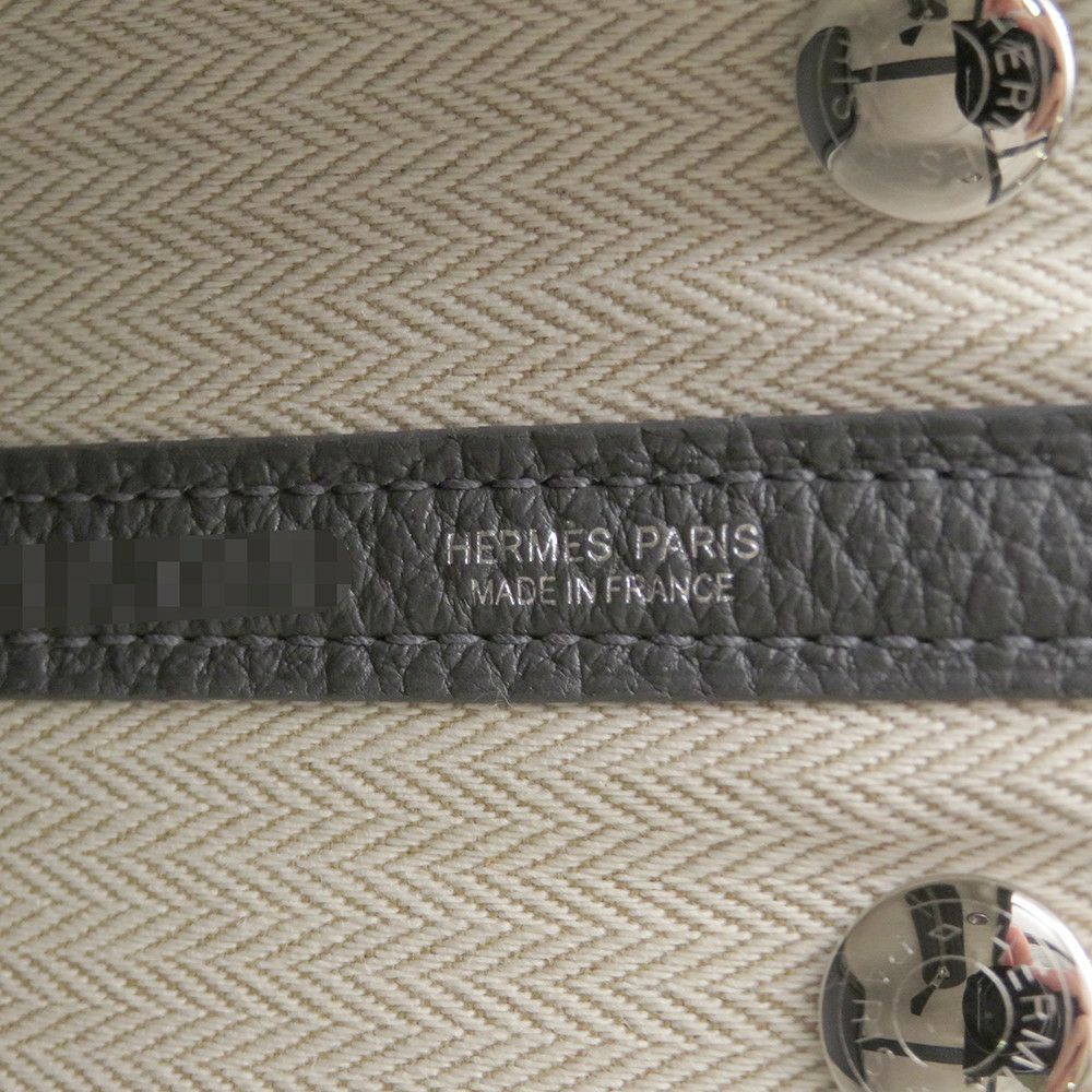 エルメス トートバッグ ネオ・ガーデン 23 ガーデンパーティ アルドワーズ/シルバー金具 ネゴンダ K刻印