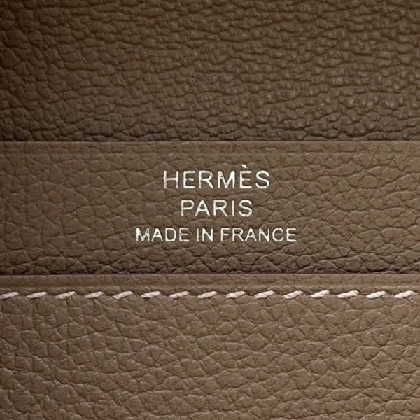 エルメス カードケース RMS RMS エトゥープ/シルバー金具 エバーカラー W刻印 HERMES 名刺入れ