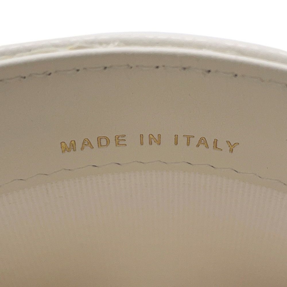 シャネル カードケース 24/25年 メティエダール コレクション ココマーク キャビアスキン AP4706 CHANEL 白