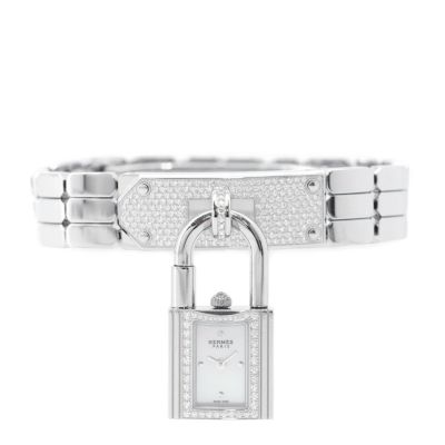 エルメス ケリーウォッチ KE4.131 ダイヤベゼル HERMES 腕時計