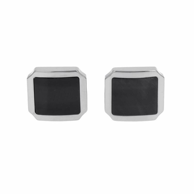 カルティエ カフスボタン サントス デュモン カフス ファルコンアイ K18WGホワイトゴールド アクセサリー