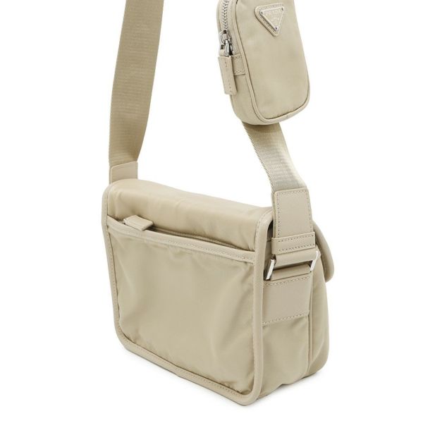 プラダ ショルダーバッグ Re-Nylon xサフィアーノ ナイロン 2VD034 PRADA
