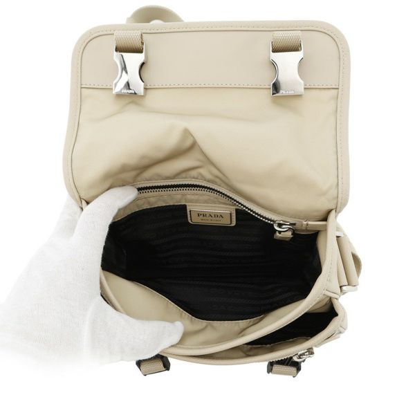 プラダ ショルダーバッグ Re-Nylon xサフィアーノ ナイロン 2VD034 PRADA