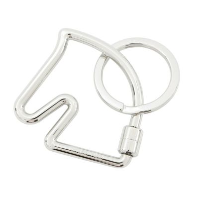 エルメス キーホルダー H・トゥ・スピード シルバー金具 HERMES