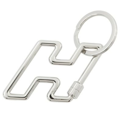 エルメス キーホルダー H・トゥ・スピード シルバー金具 HERMES