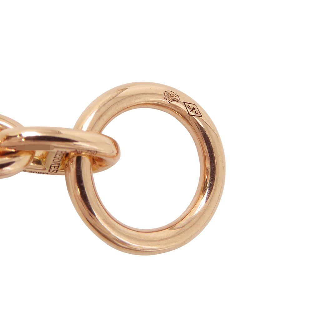 エルメス ブレスレット シェーヌダンクルTPM 26コマ K18PGピンクゴールド HERMES ジュエリー