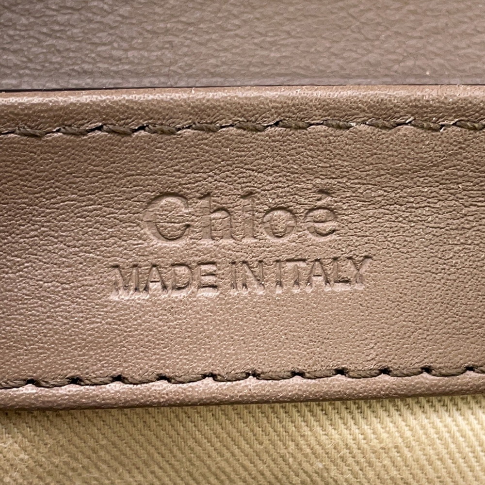 クロエ ショルダーバッグ クロエC 型押しレザー Chloe 2wayショルダーバッグ