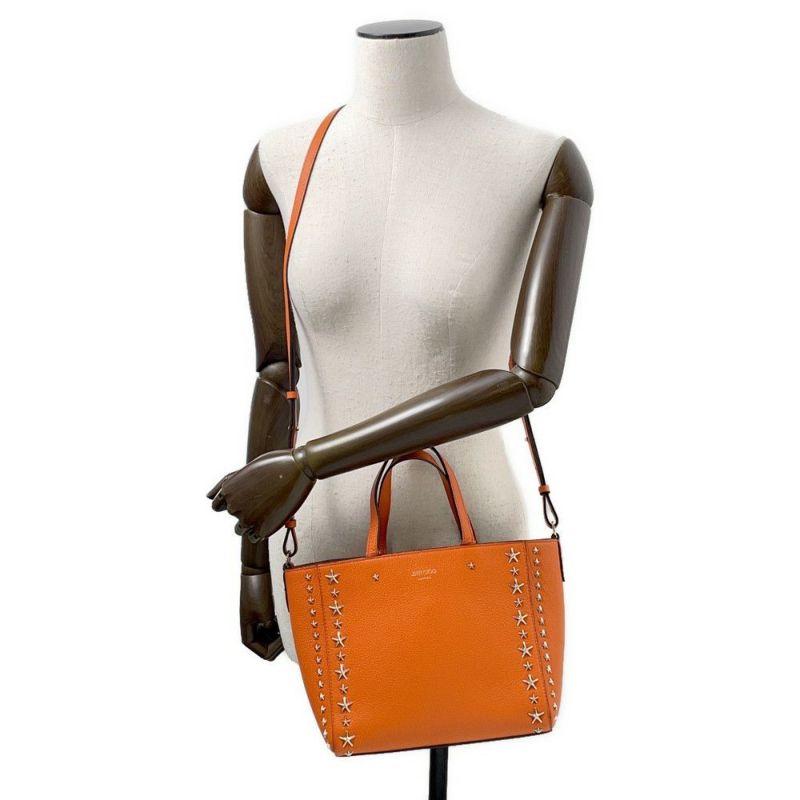 ジミーチュウ ハンドバッグ ペガシS スタッズ レザー JIMMY CHOO 2wayショルダー