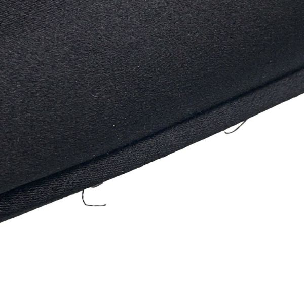 ブルガリ チェーンショルダーバッグ レオーニ サテン BVLGARI クラッチバッグ ワンショルダー 黒