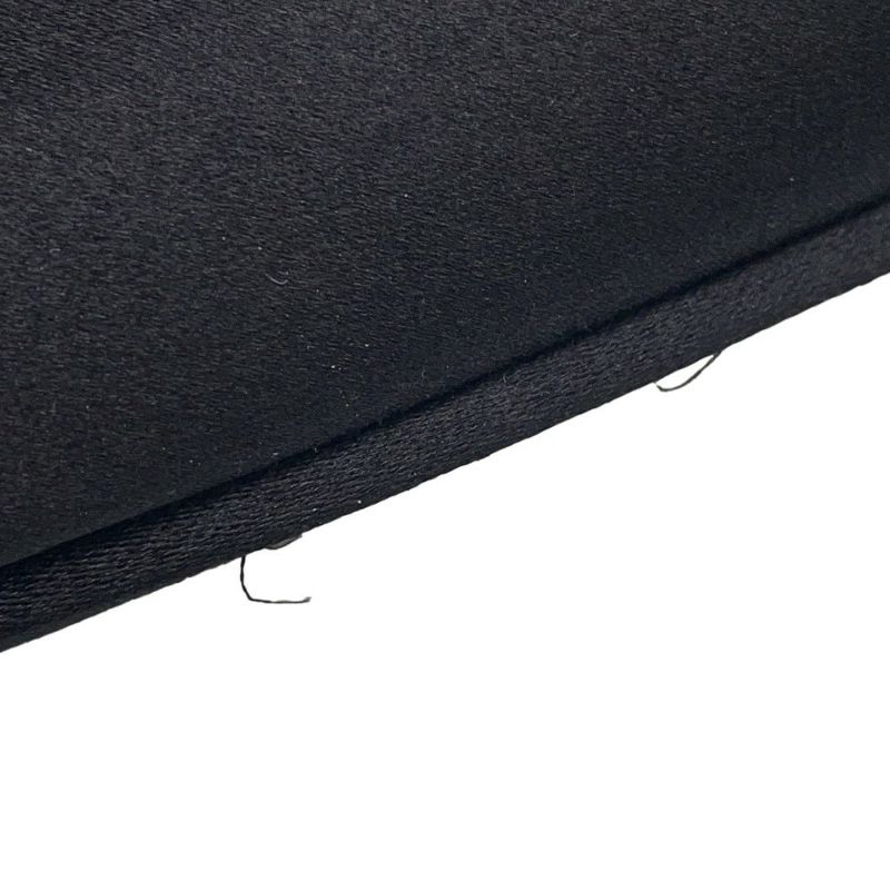 ブルガリ チェーンショルダーバッグ レオーニ サテン BVLGARI クラッチバッグ ワンショルダー 黒