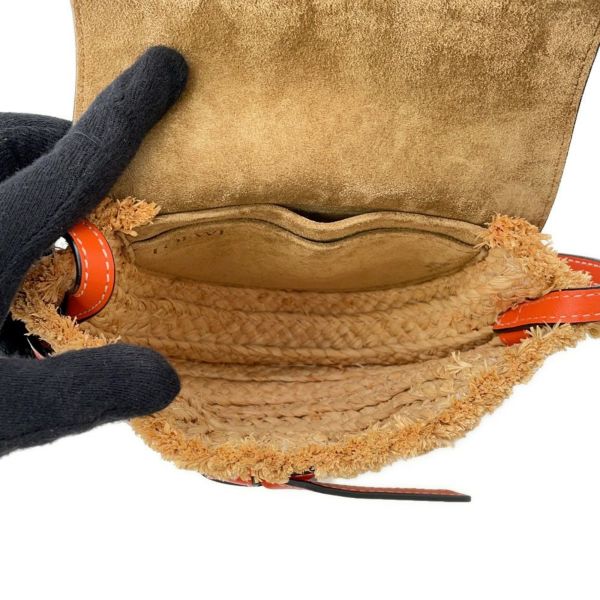 ロエベ ショルダーバッグ ゲート ミニ ラフィア 329.13.U62 LOEWE カゴバッグ