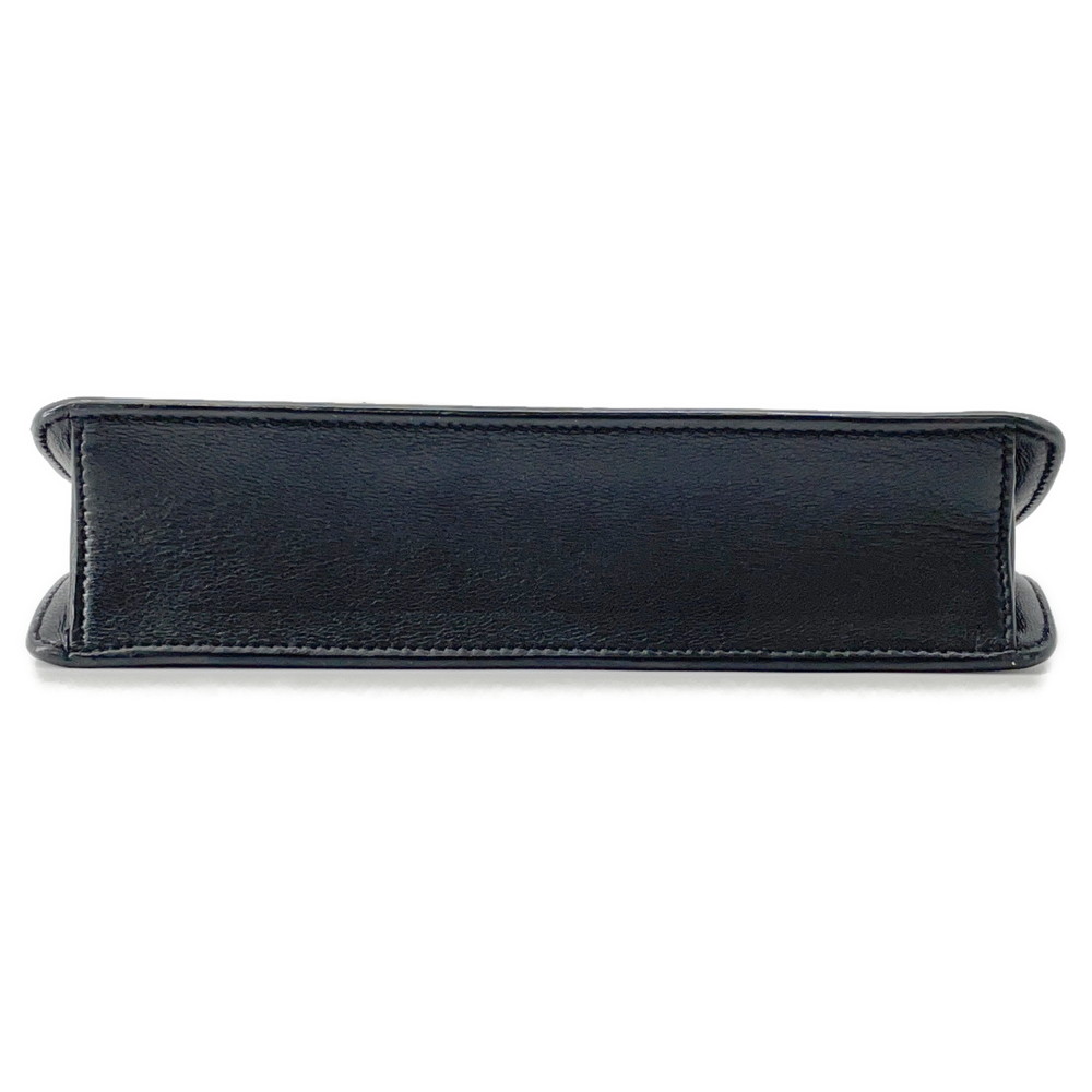 ジミーチュウ チェーンショルダーバッグ ロゴ レザー JIMMY CHOO バッグ 黒