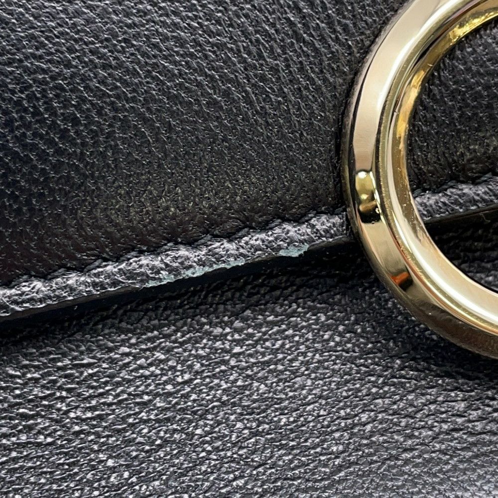 ジミーチュウ チェーンショルダーバッグ ロゴ レザー JIMMY CHOO バッグ 黒