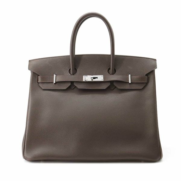 エルメス バーキン35 ショコラ/シルバー金具 アルデンヌ □J刻印 HERMES Birkin ハンドバッグ 安心保証 |  中古・新品ブランド販売ギャラリーレア公式通販