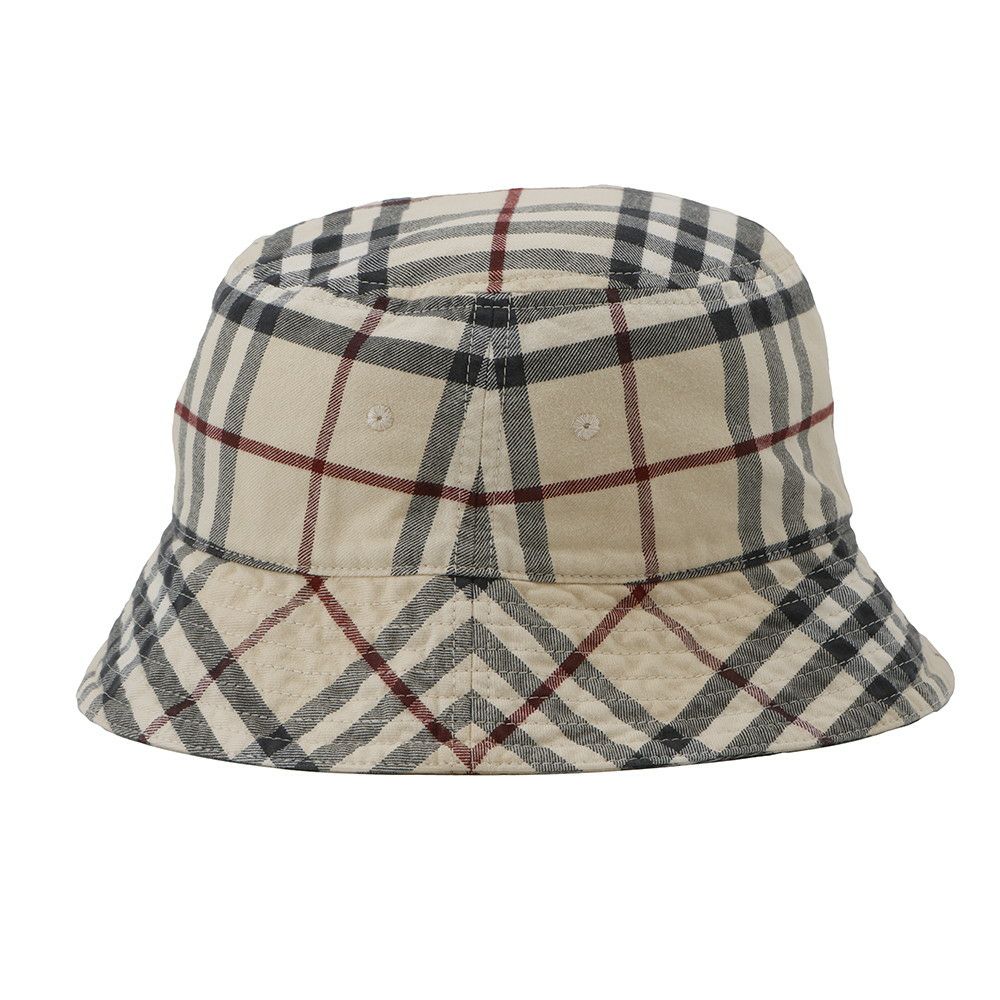 バーバリー バケットハット チェック コットン サイズL 8075650 1001BURBERRY 帽子