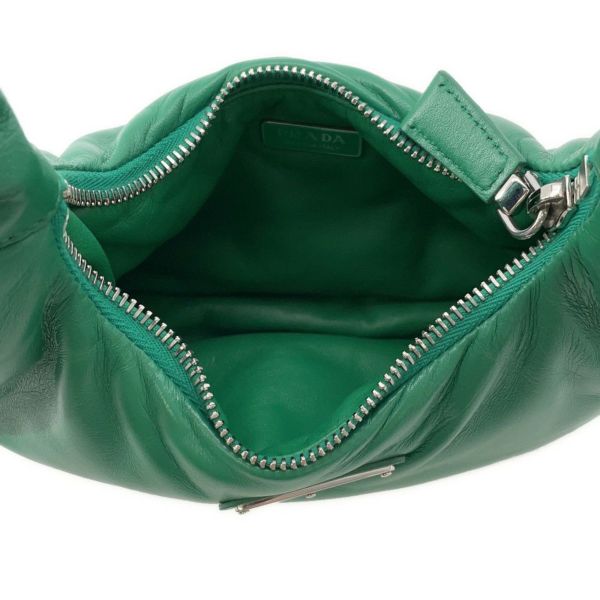 プラダ ハンドバッグ ロゴ ソフト パデッドレザー ミニバッグ 1BA384 2wayショルダー